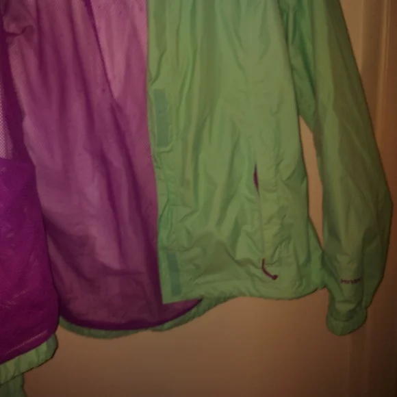 The North Face Green/Purple Hyvent Jacket - Picture 8 of 12